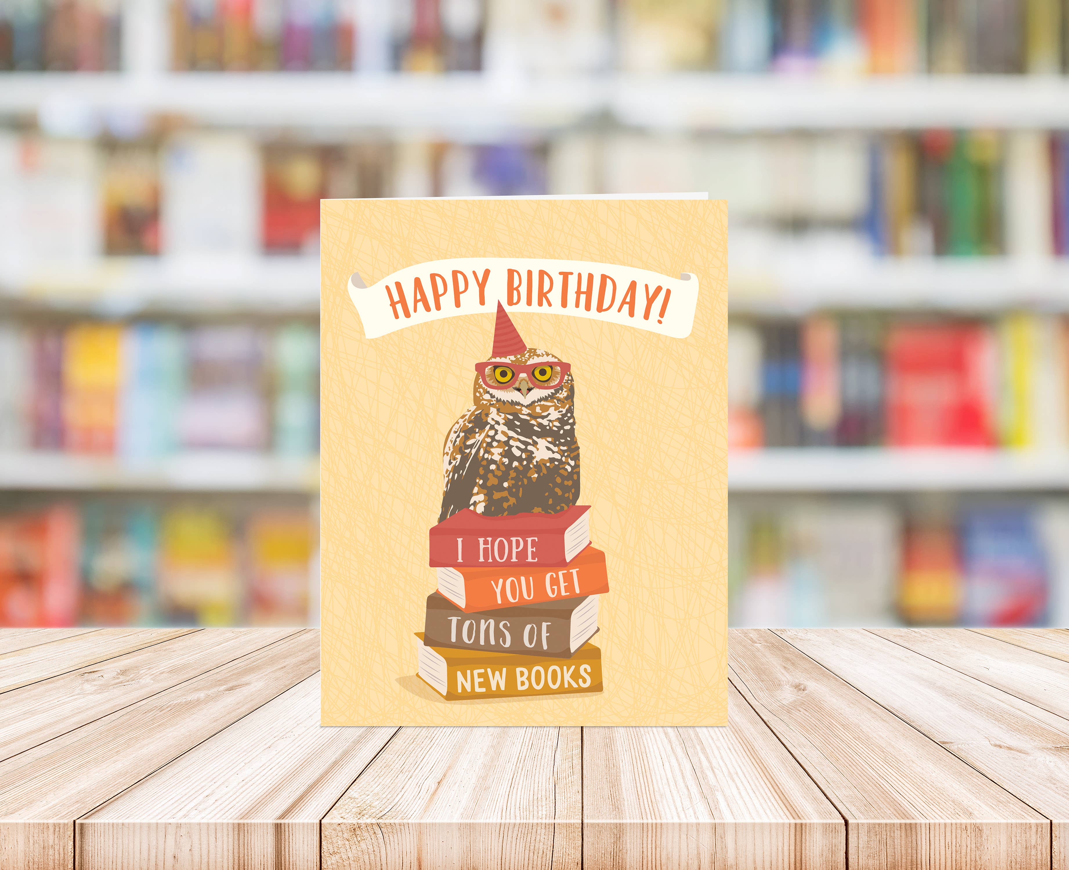 New Books Birthday Card, photo 2 of 3