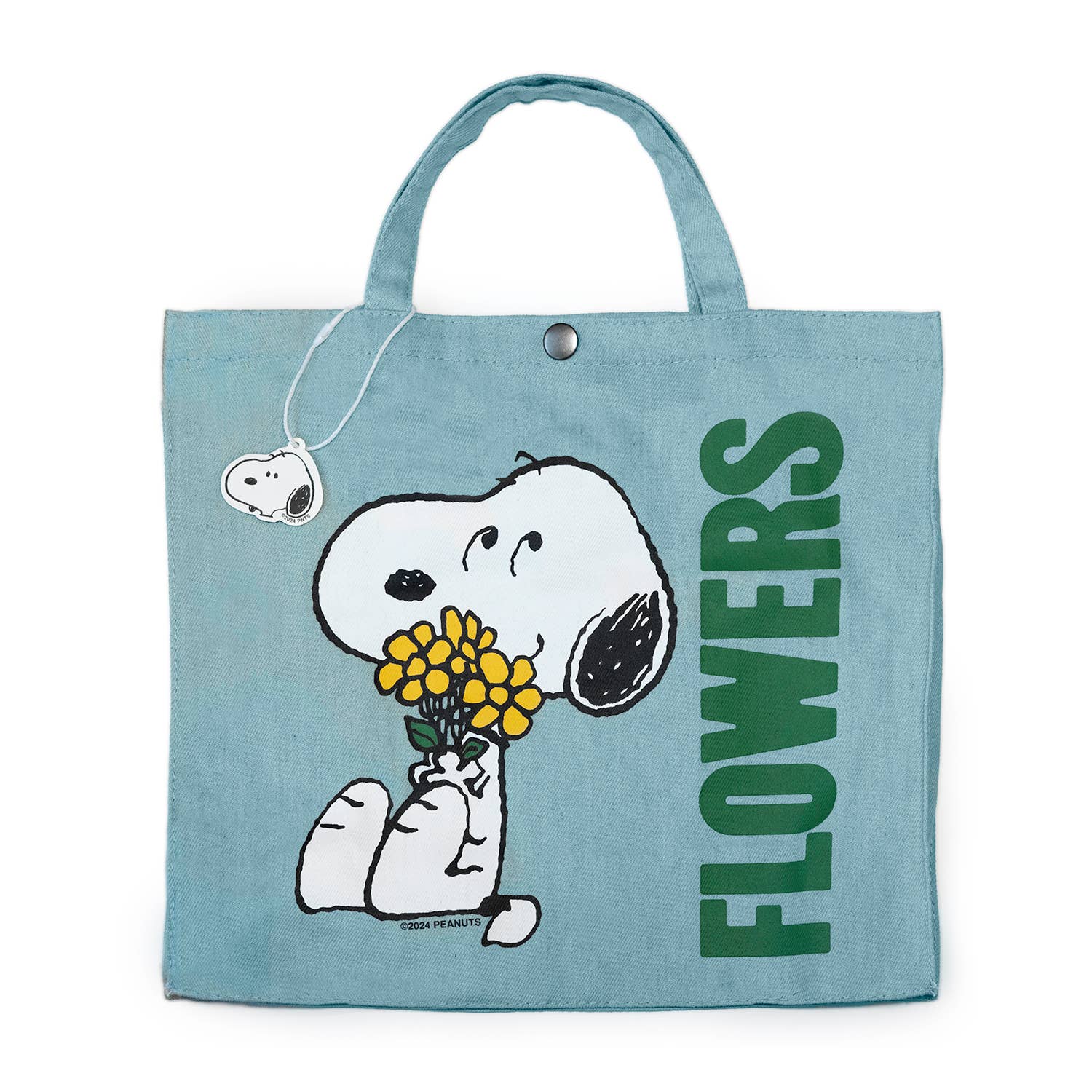 Peanuts® - Snoopy Flowers Vintage-Style Market Tote, photo 1 of 2