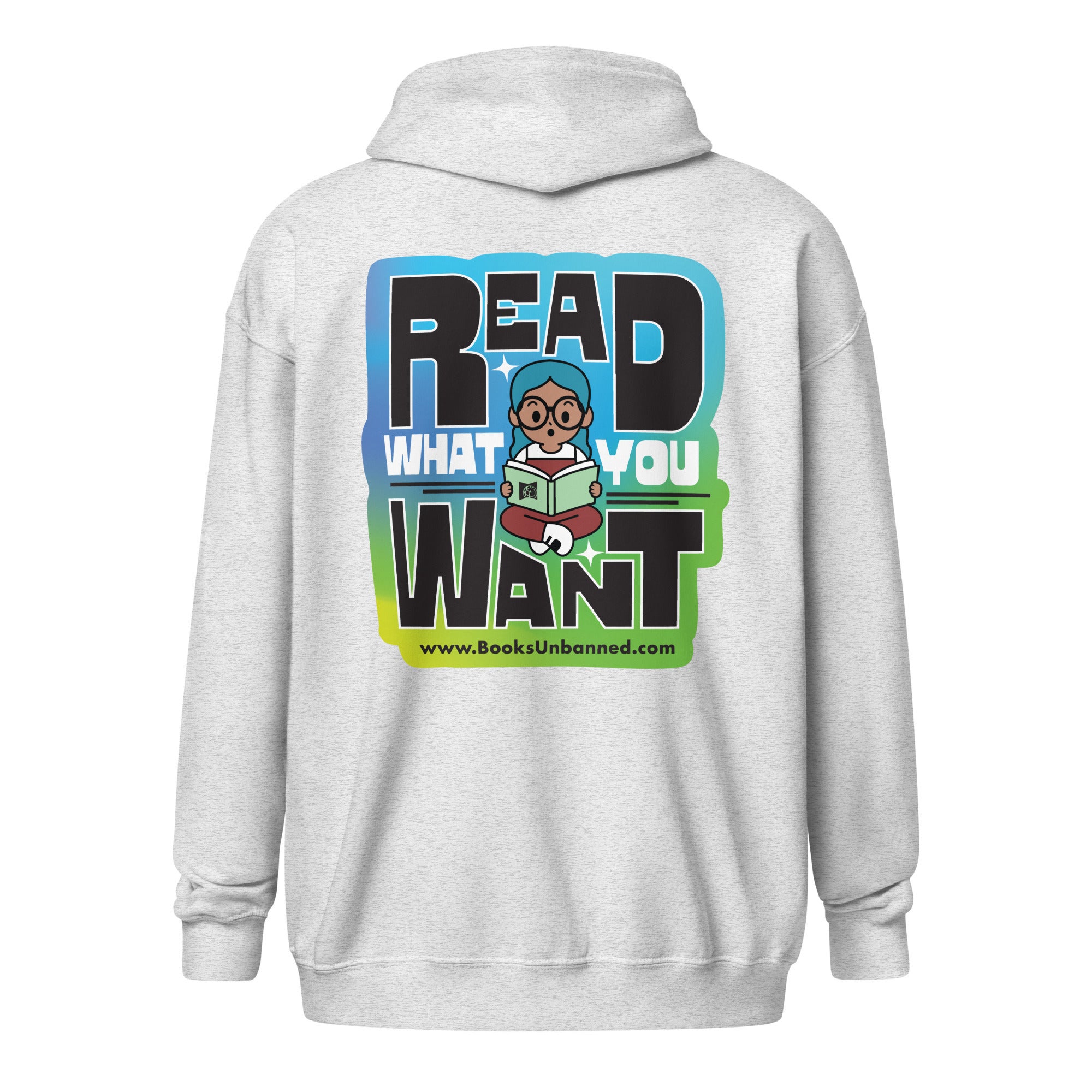Read What You Want Zip Up Style 3 (Books Unbanned), photo 4 of 8