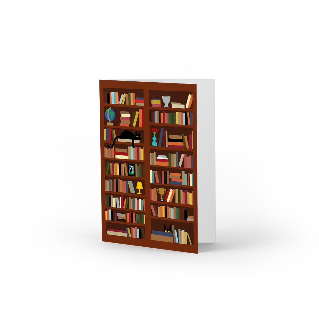 Bookcase Boxed Note Cards, Set of 10, photo 2 of 2