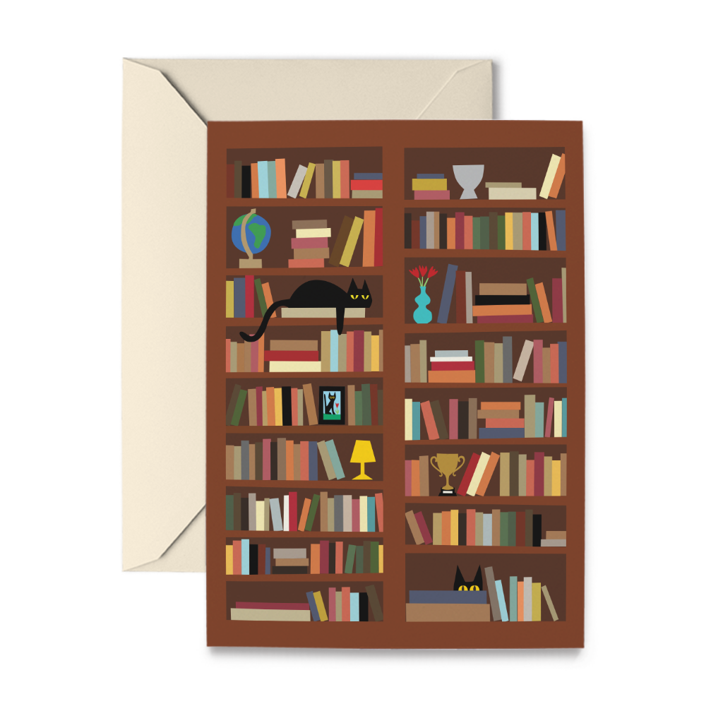 Bookcase Boxed Note Cards, Set of 10, photo 1 of 2
