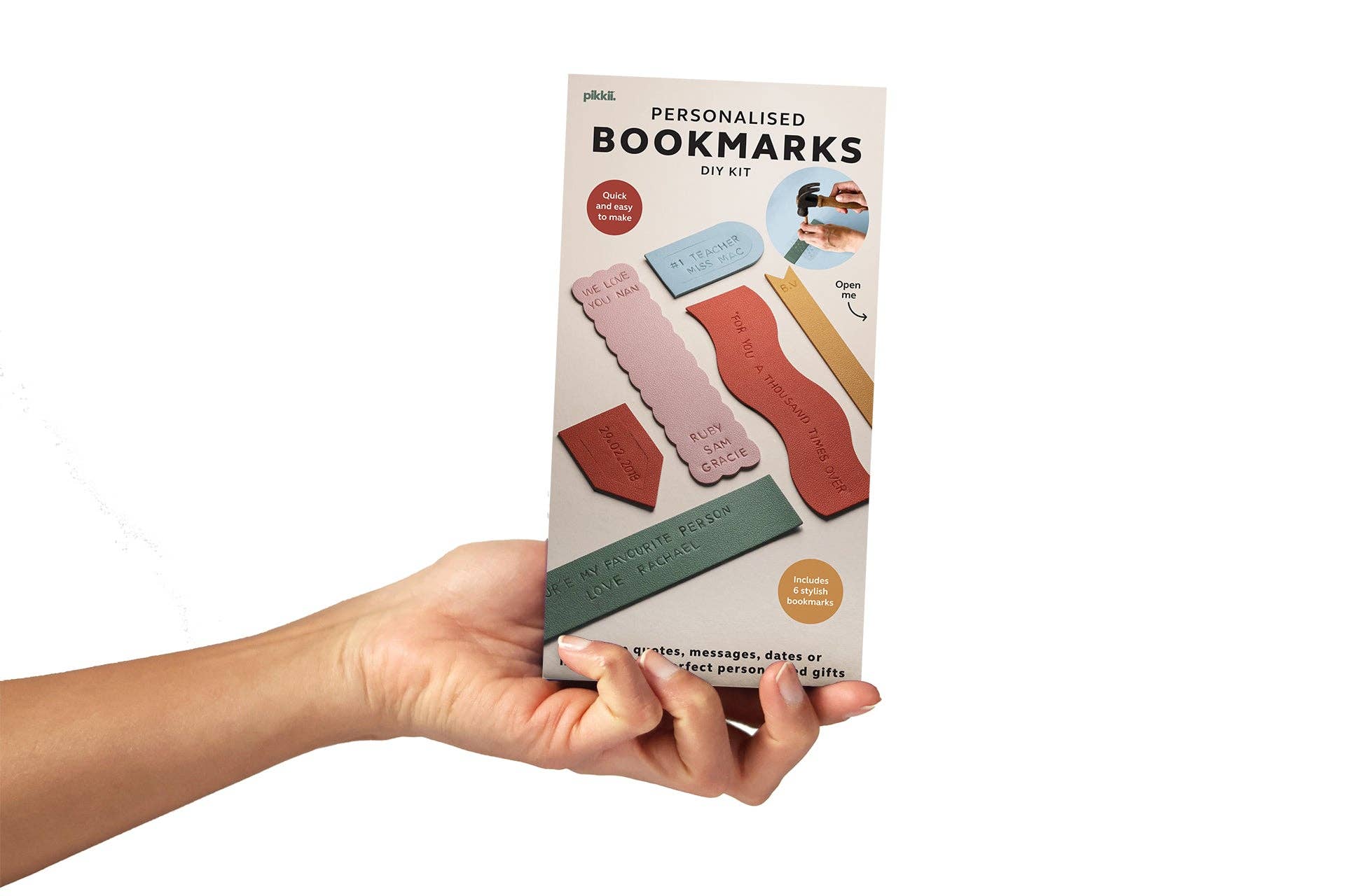 Personalized Bookmarks DIY Kit | Gift for Book Lovers, photo 1 of 8