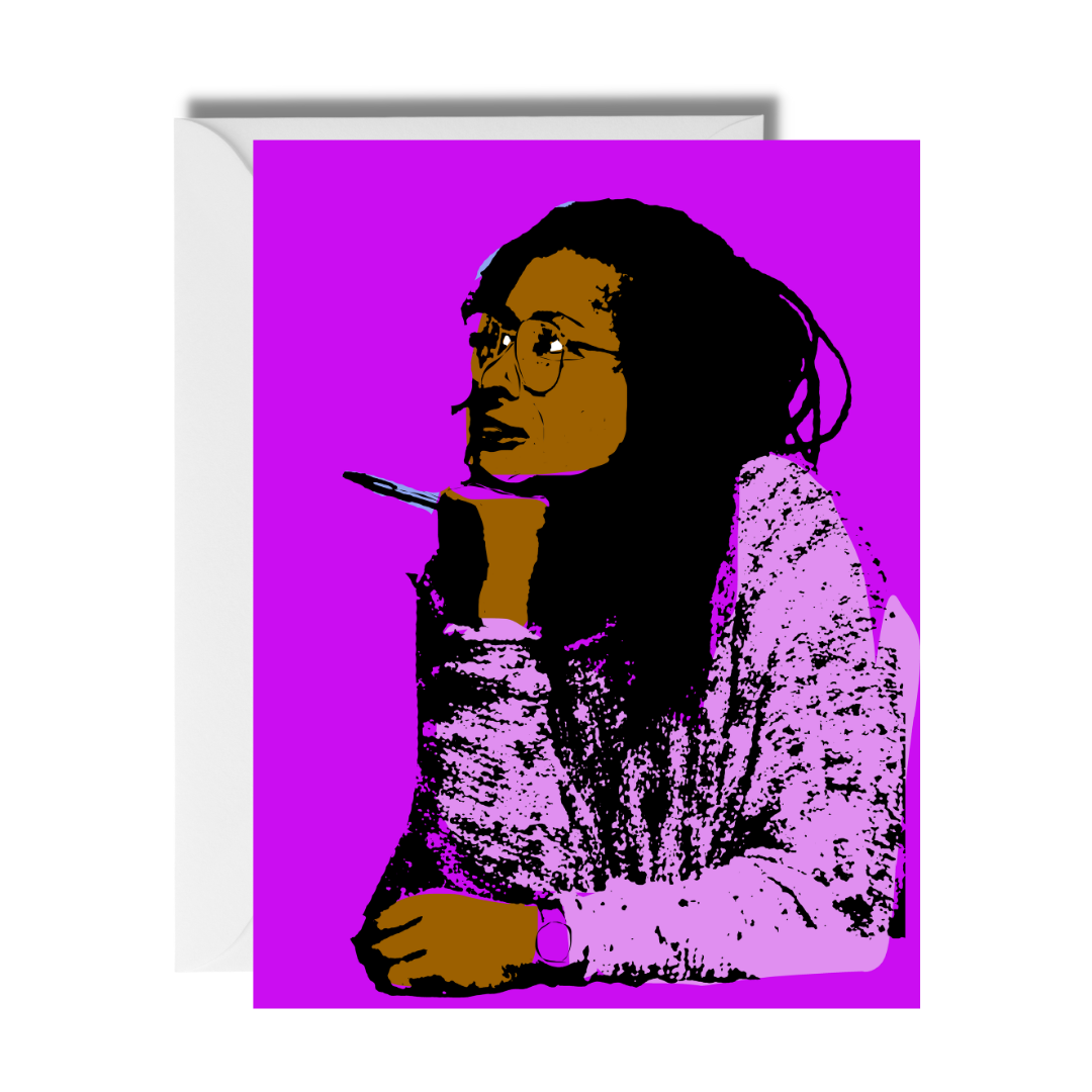 Alice Walker Inspiring Black Author Card | Activist Feminist, photo 3 of 4