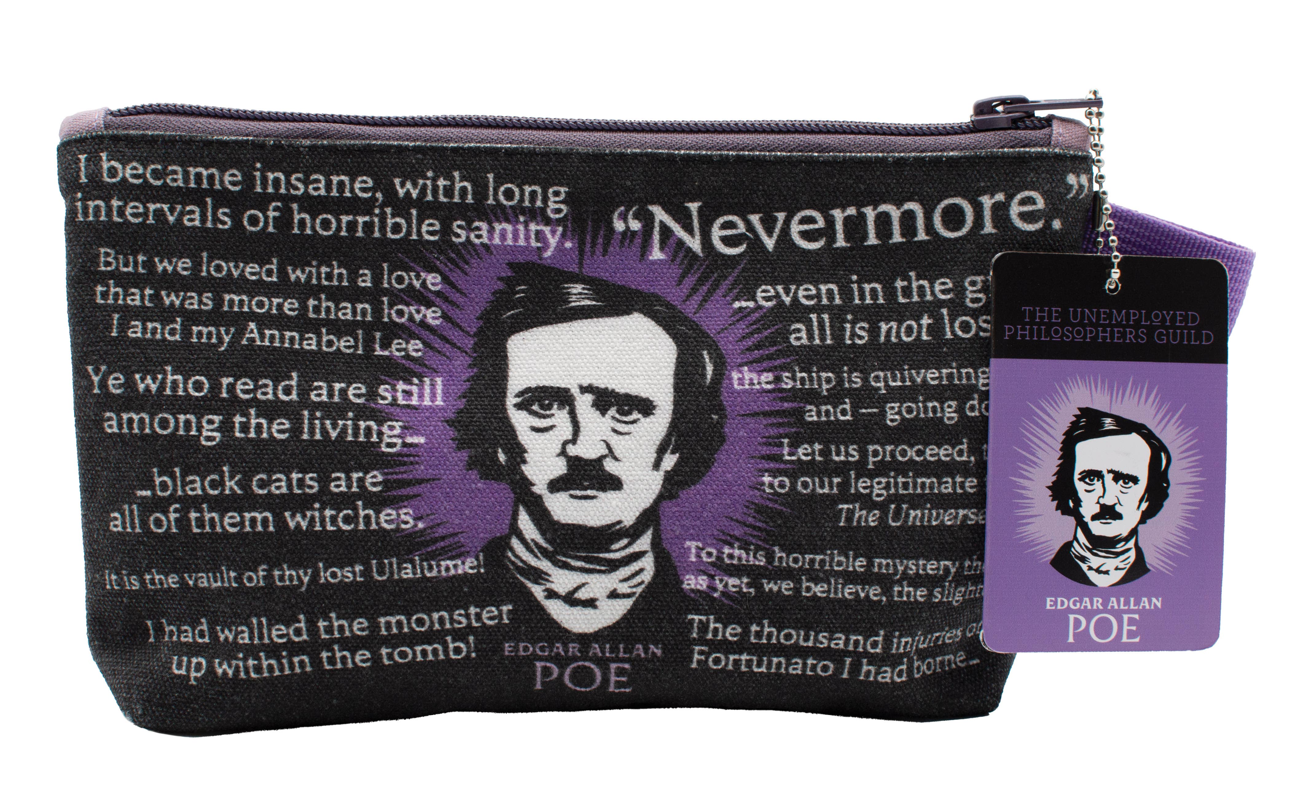 Edgar Allan Poe Zipper Bag, photo 2 of 3