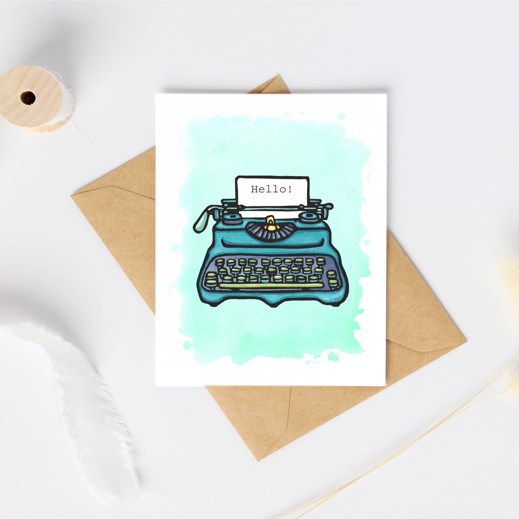 Cute Little Card: Hello!, photo 1 of 3