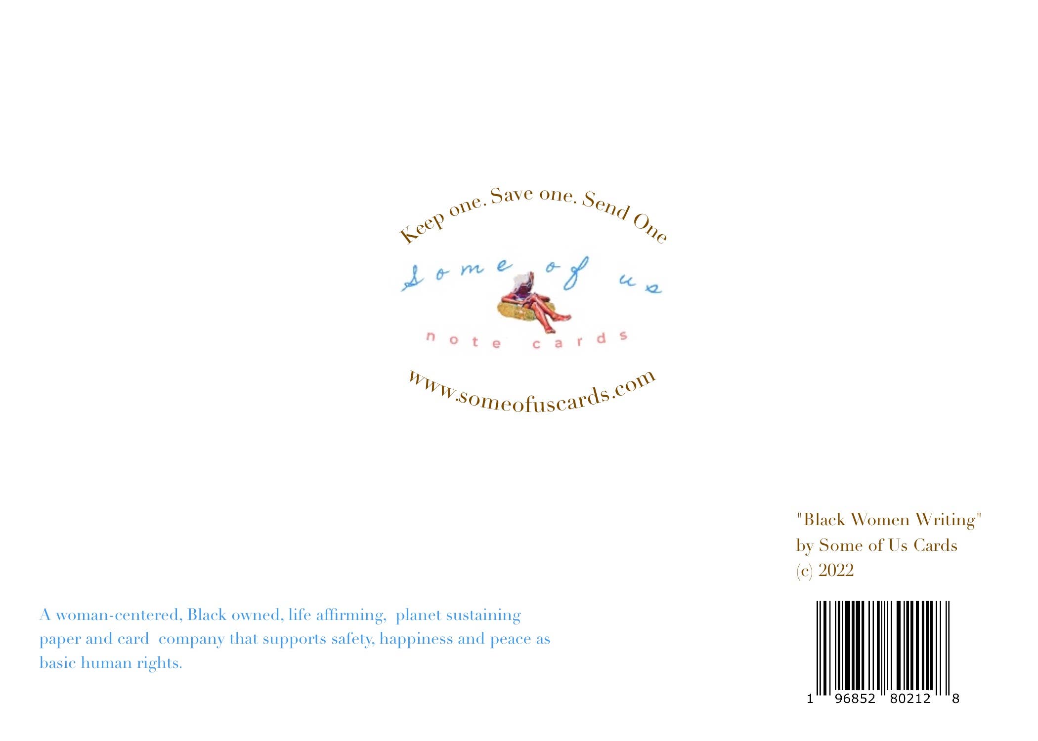 Black Women Writers card, photo 3 of 3