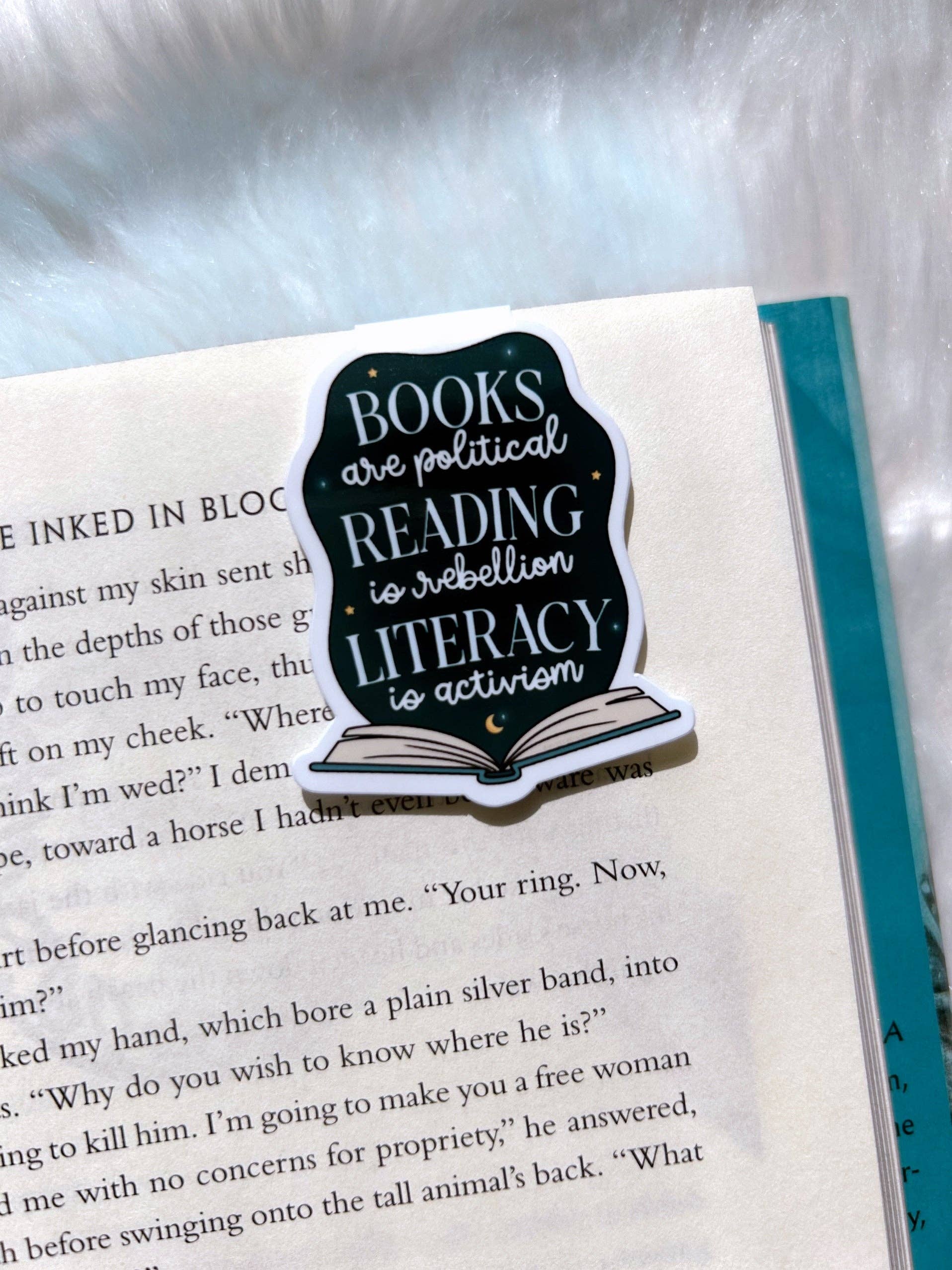 Books Are Political Magnetic Bookmark