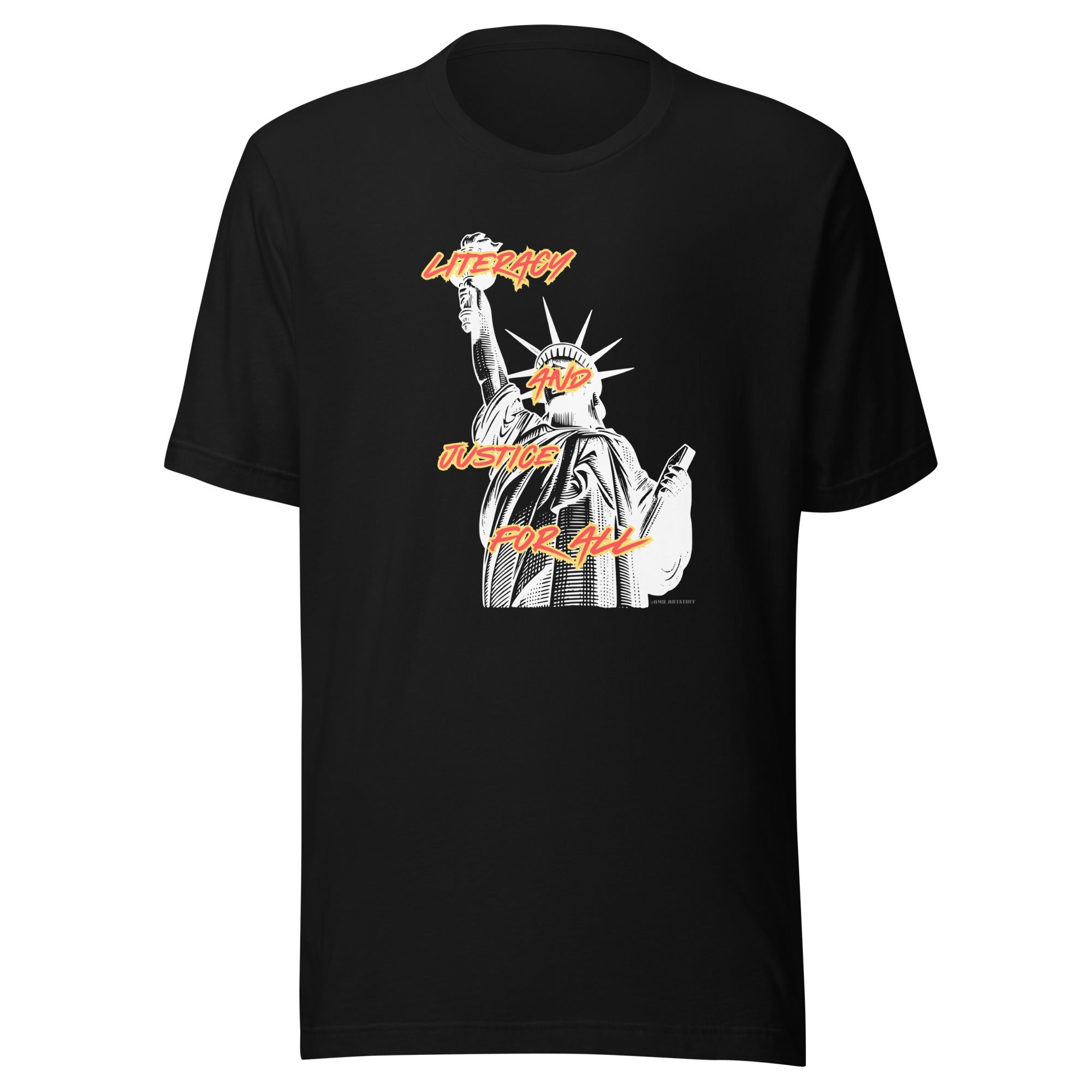 Unisex Literacy and Justice for All Tee, photo 1 of 8
