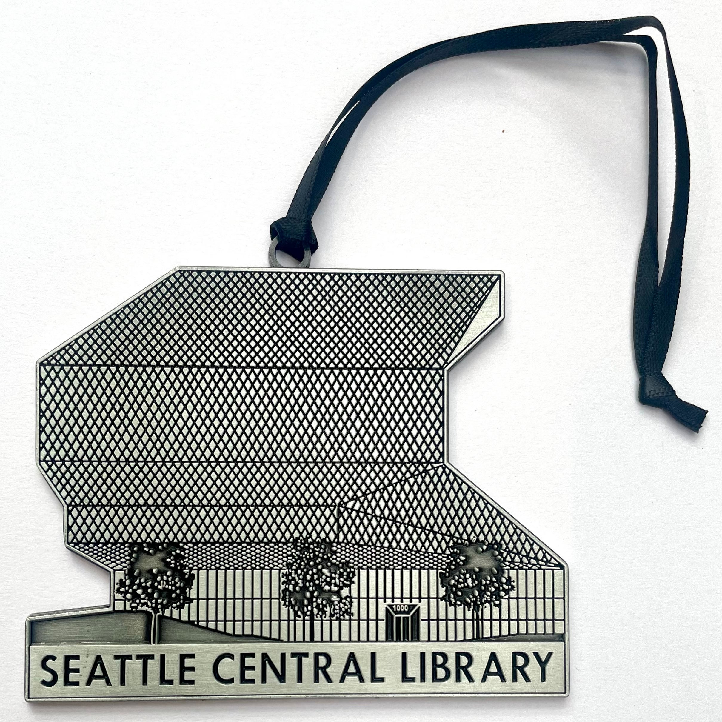 Seattle Central Library Diecast Ornament by KGR