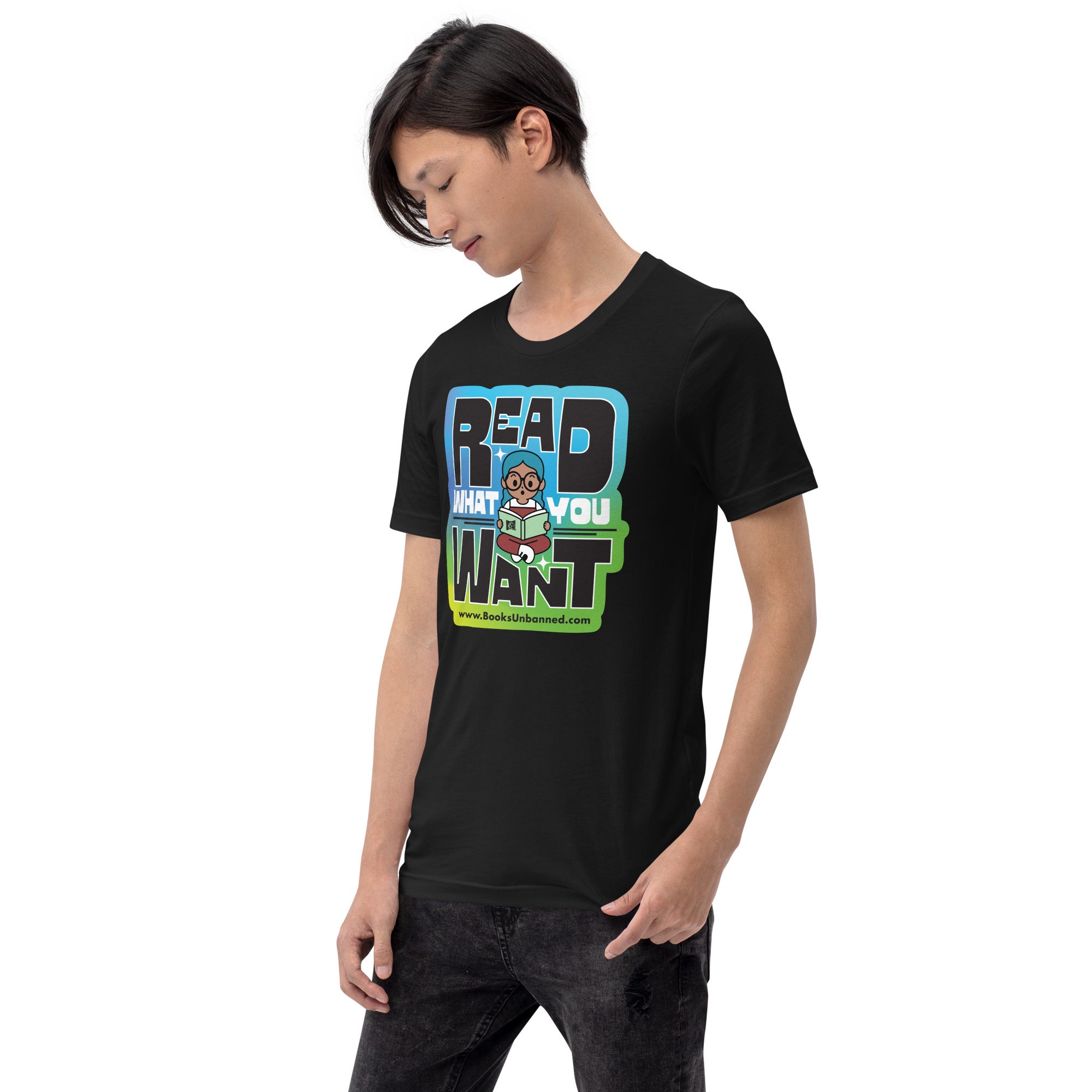 Read What You Want (Books Unbanned) - Green/Blue, photo 1 of 8