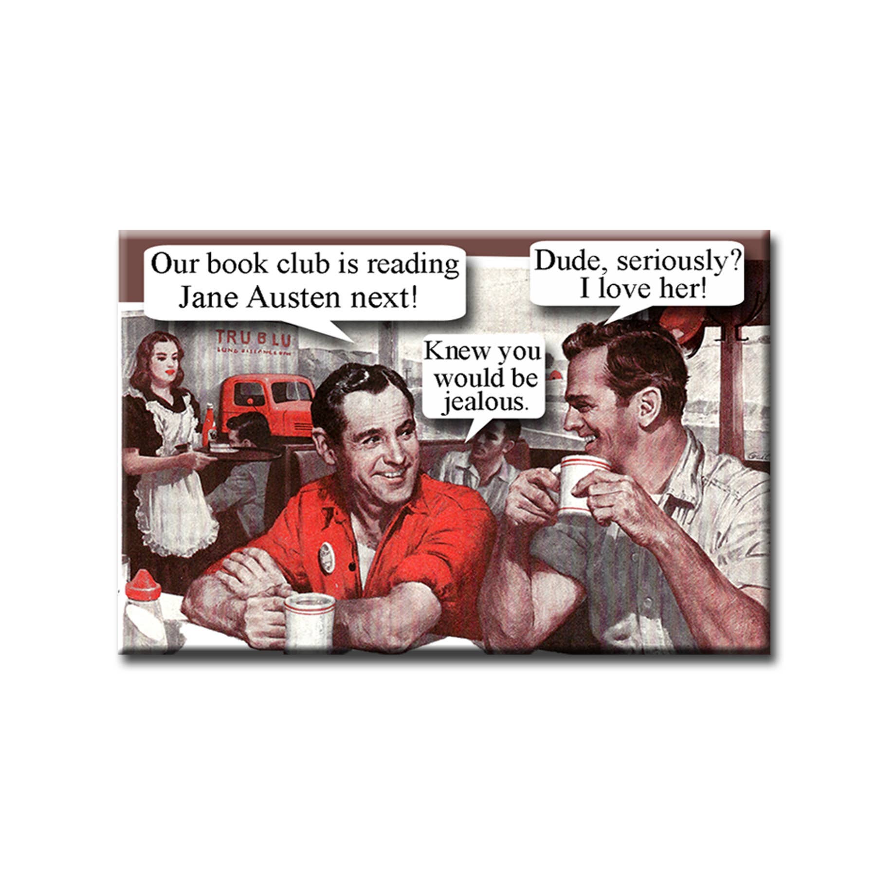 The Jane Austen Book Lovers Fridge Magnets, photo 1 of 2