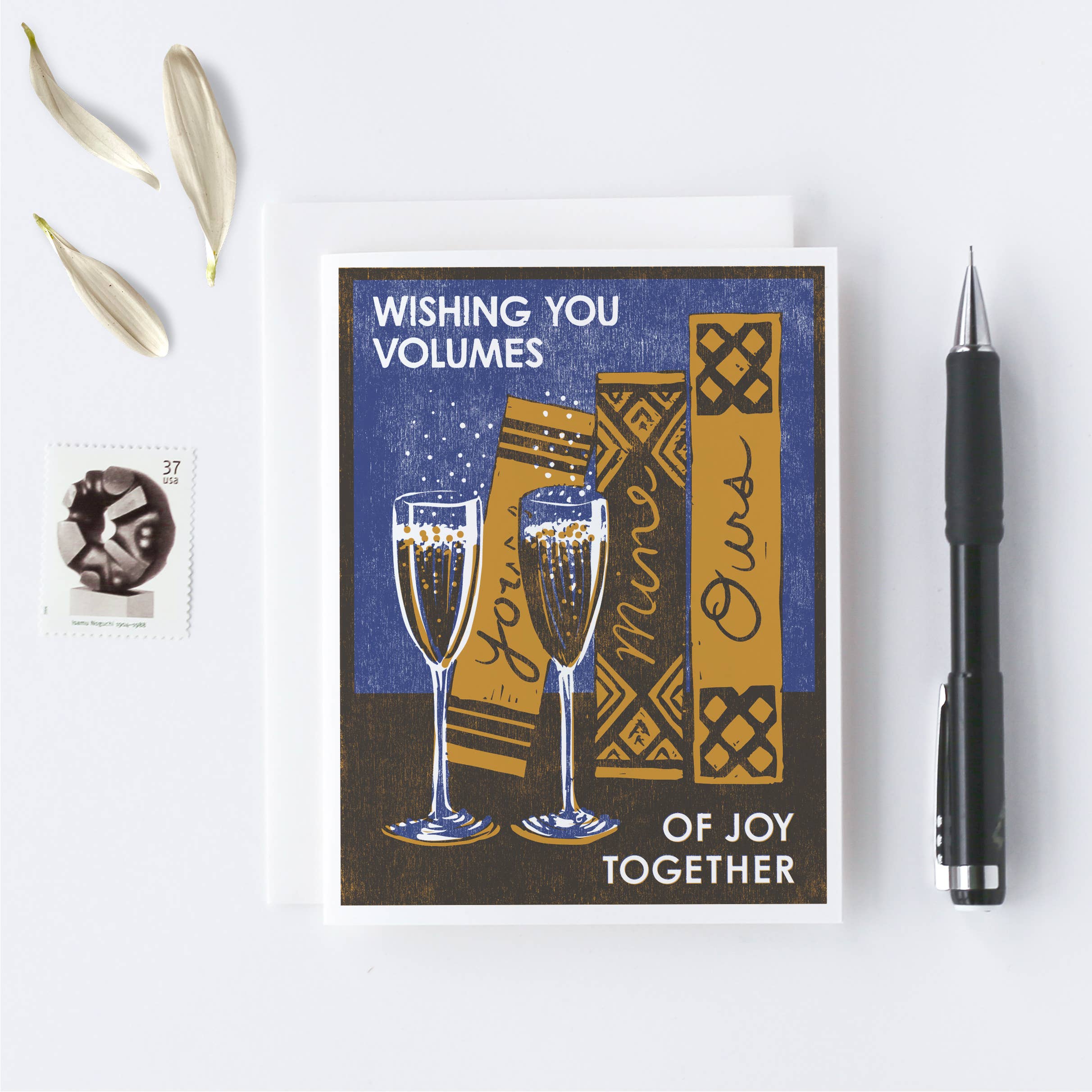 Volumes of Joy Letterpress Card, photo 2 of 2