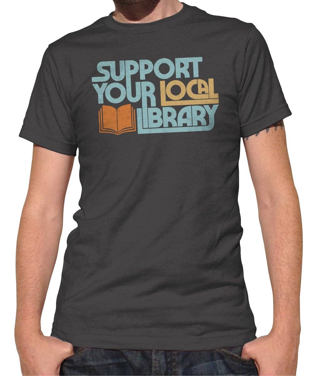 Men's Support Your Local Library T-Shirt, photo 5 of 6