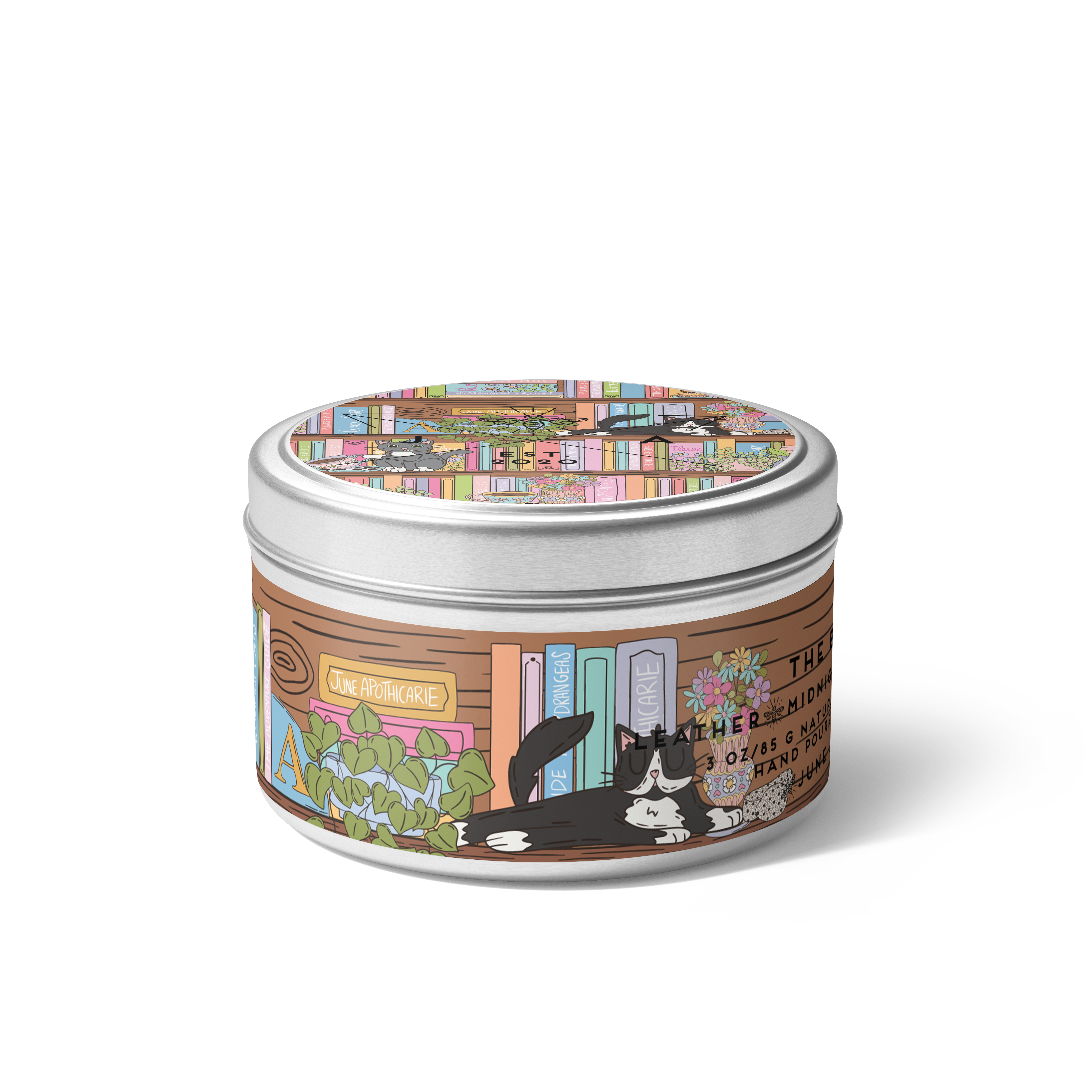 The Bookshelf 4oz Travel Candle, photo 3 of 5