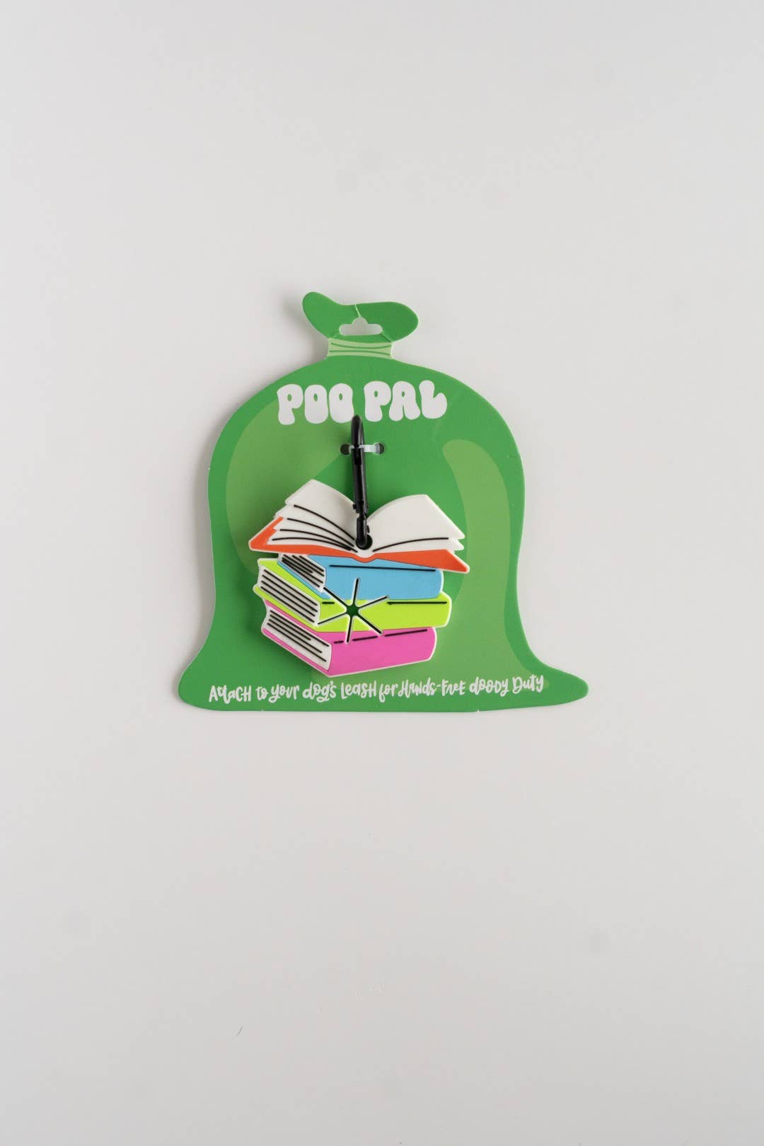 Dog Gone Well Read Poo Pal – Stack of Books Poop Bag Holder, photo 3 of 3