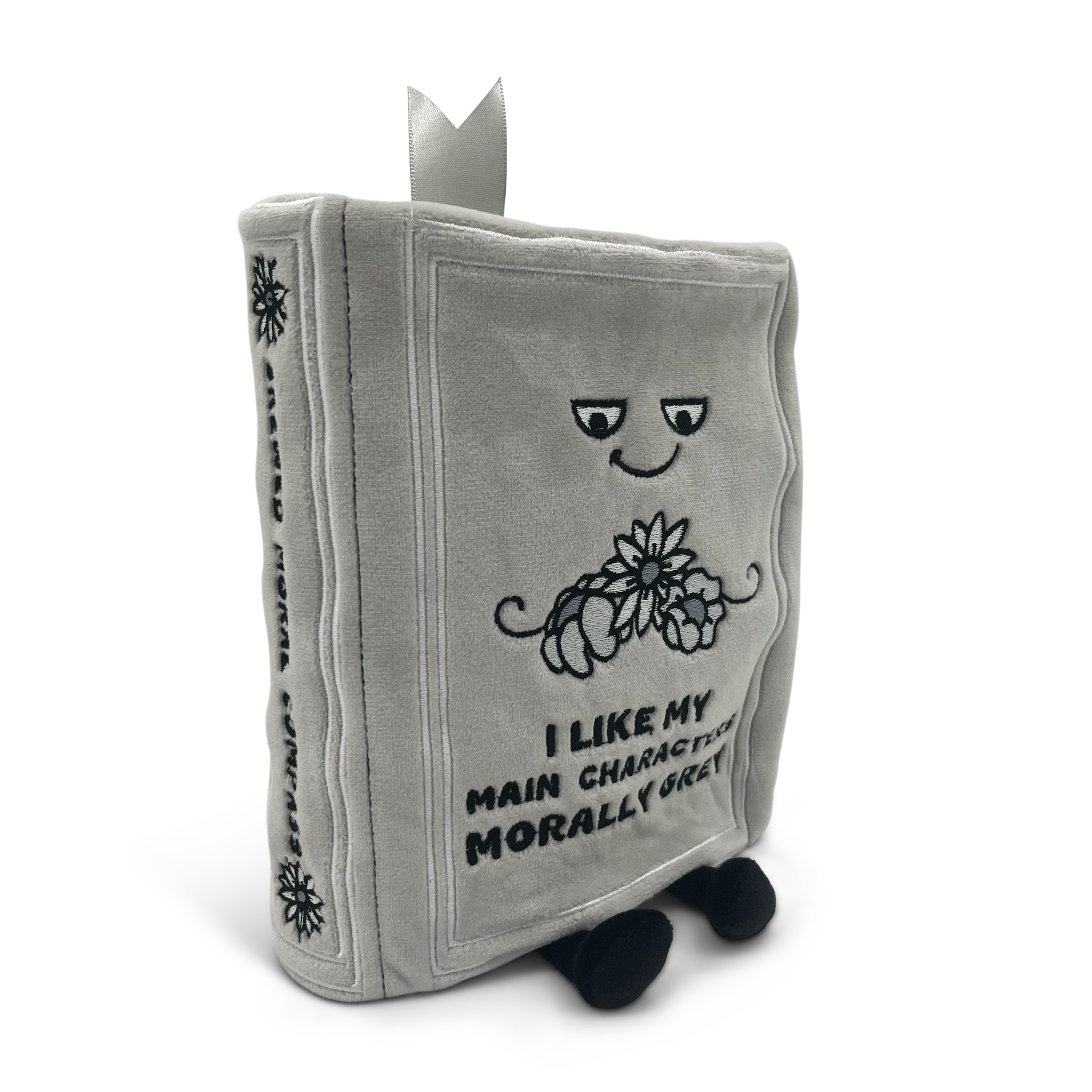 "I Like My Main Characters Morally Grey" Book Plush, photo 3 of 6