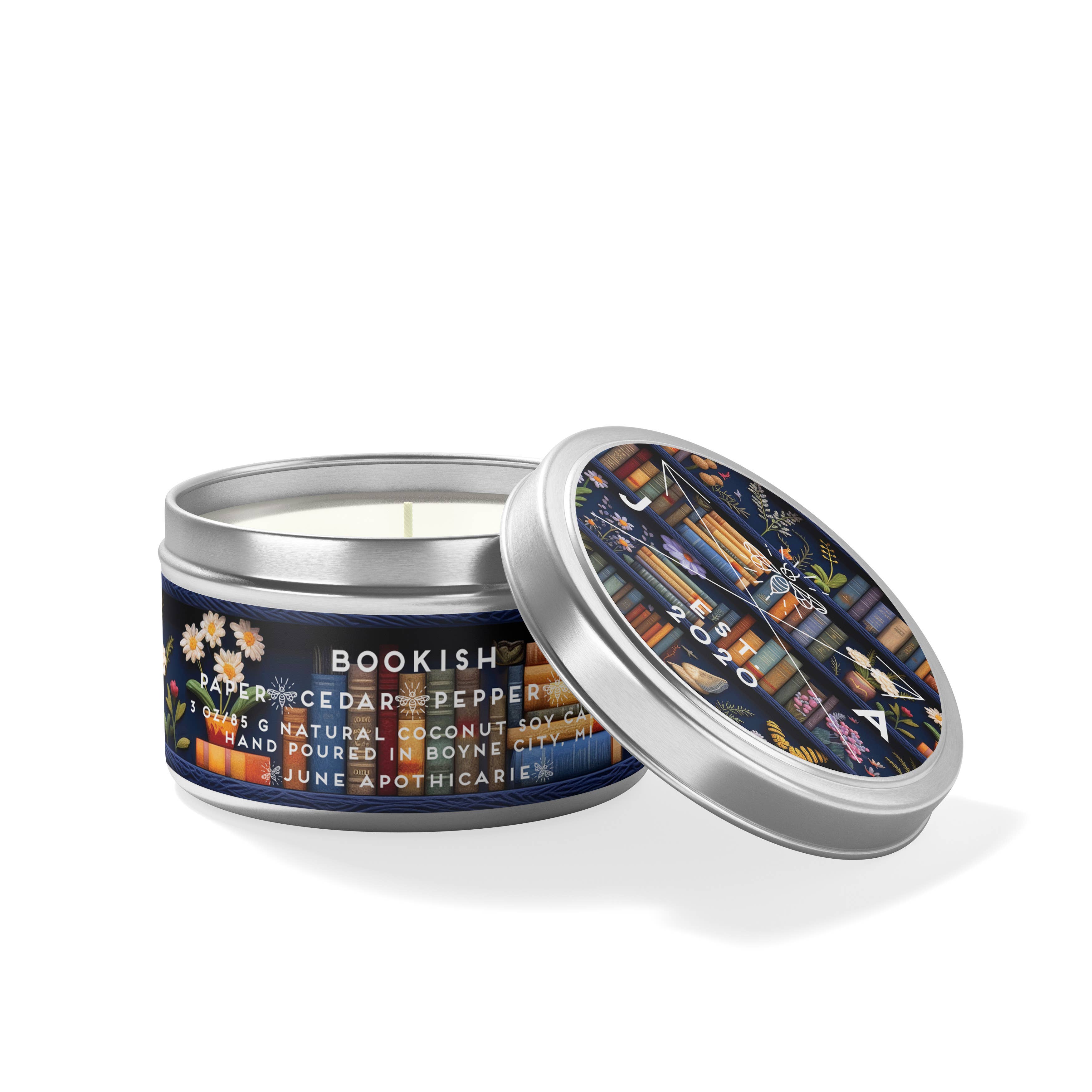Bookish 4oz Travel Candle, photo 1 of 5