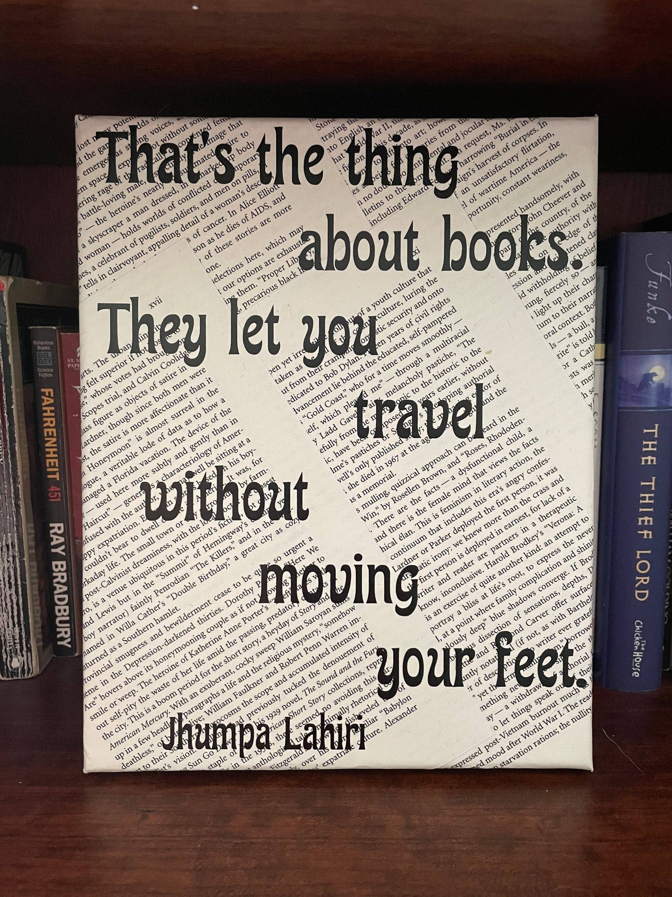 Books Let You Travel Canvas: Books Let You Travel, photo 2 of 4