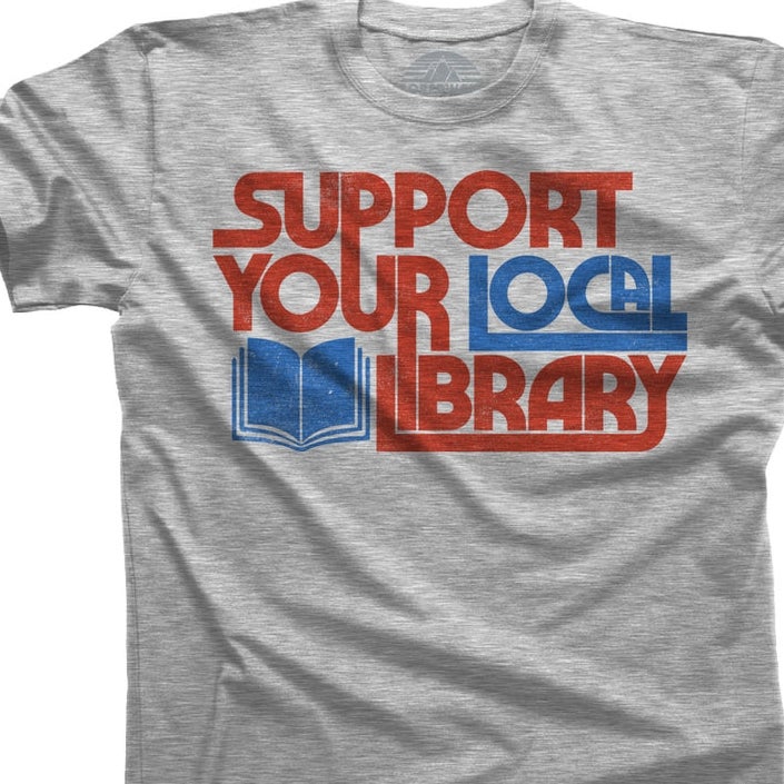 Men's Support Your Local Library T-Shirt, photo 4 of 6