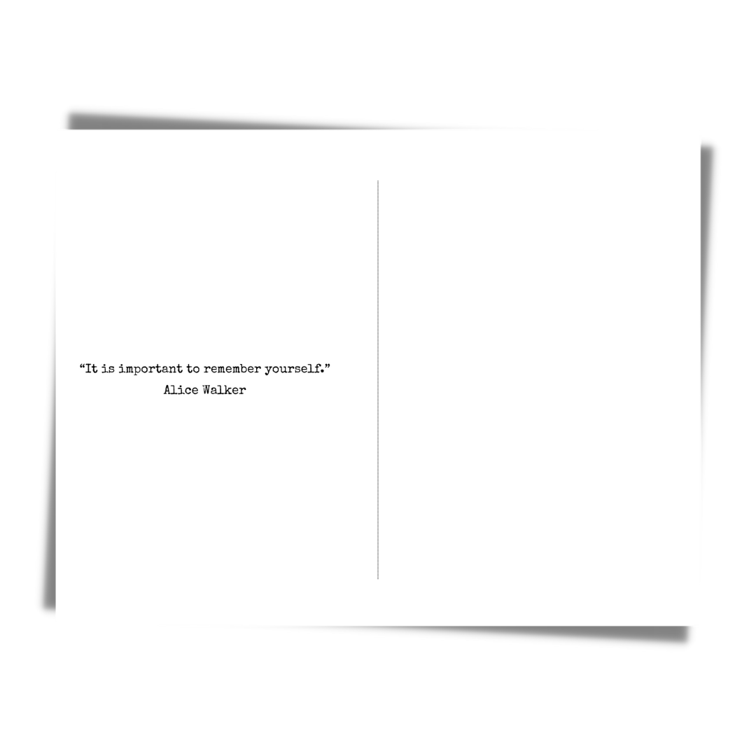 Alice Walker Inspiring Black Author Card | Activist Feminist, photo 2 of 4