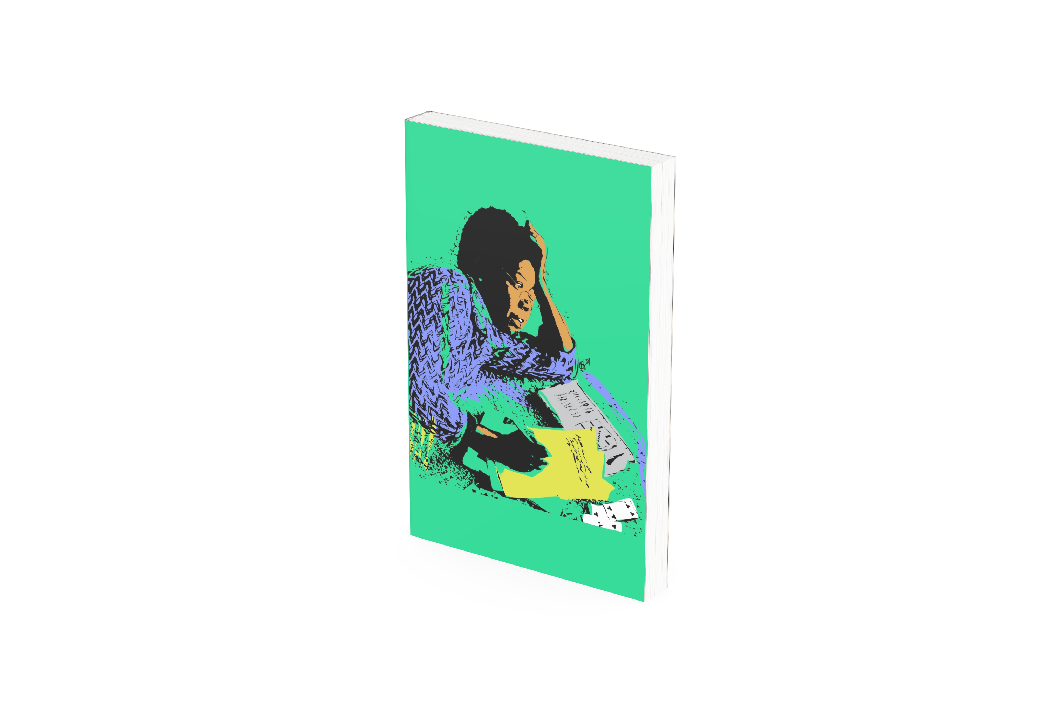 Maya Angelou Green Notebooks Soft Cover, Lined Journals, photo 3 of 3