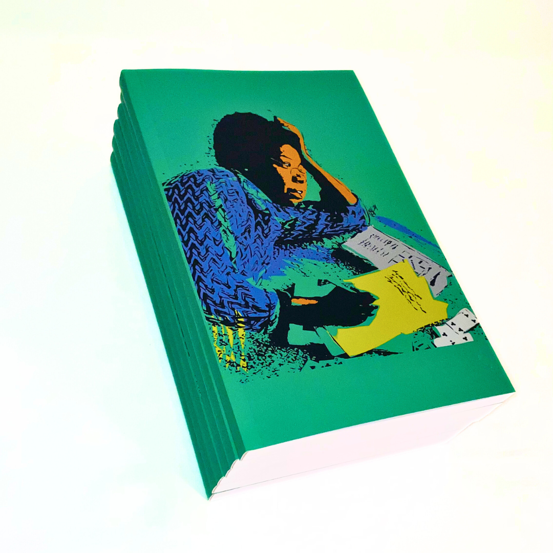 Maya Angelou Green Notebooks Soft Cover, Lined Journals, photo 1 of 3