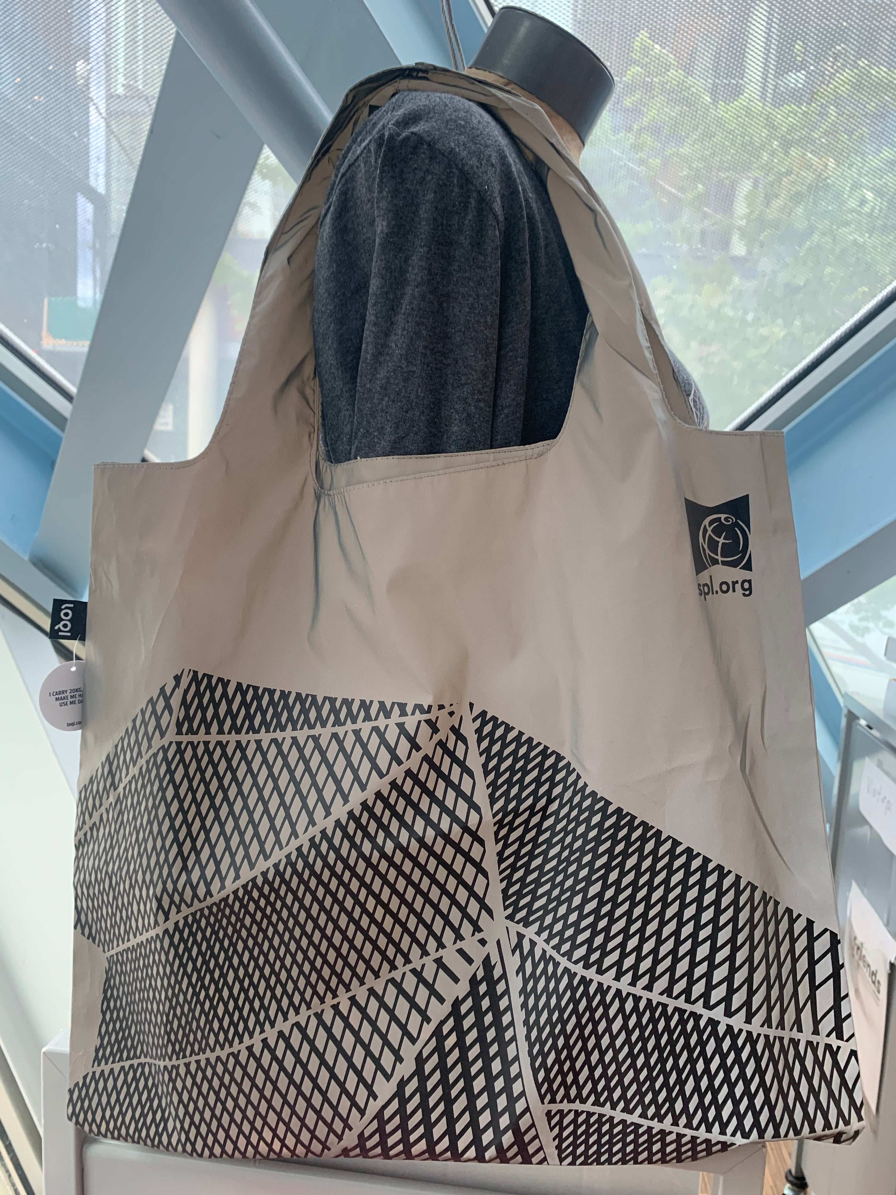 Seattle Public Library Loqi Custom Reflective Tote