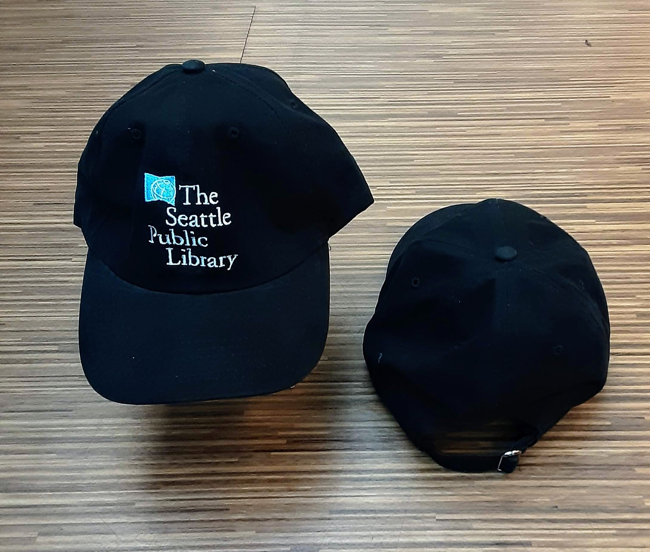 Seattle Public Library Black Baseball Hat