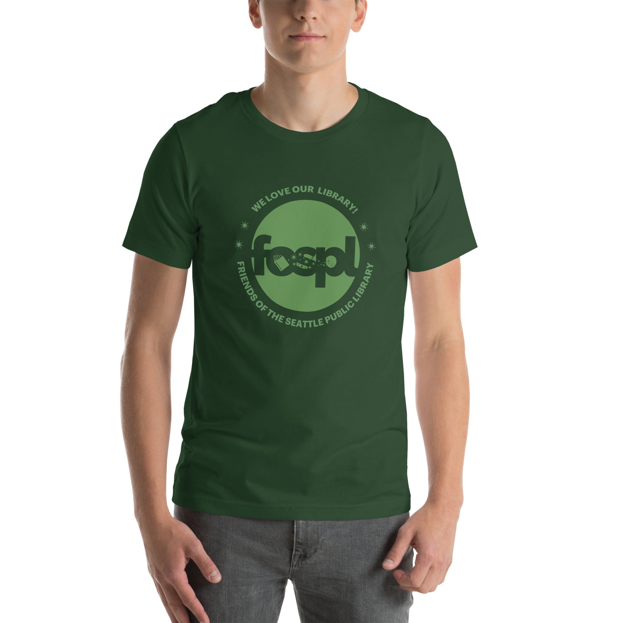 We Love Our Library (FOSPL) Unisex Shirt, photo 4 of 8