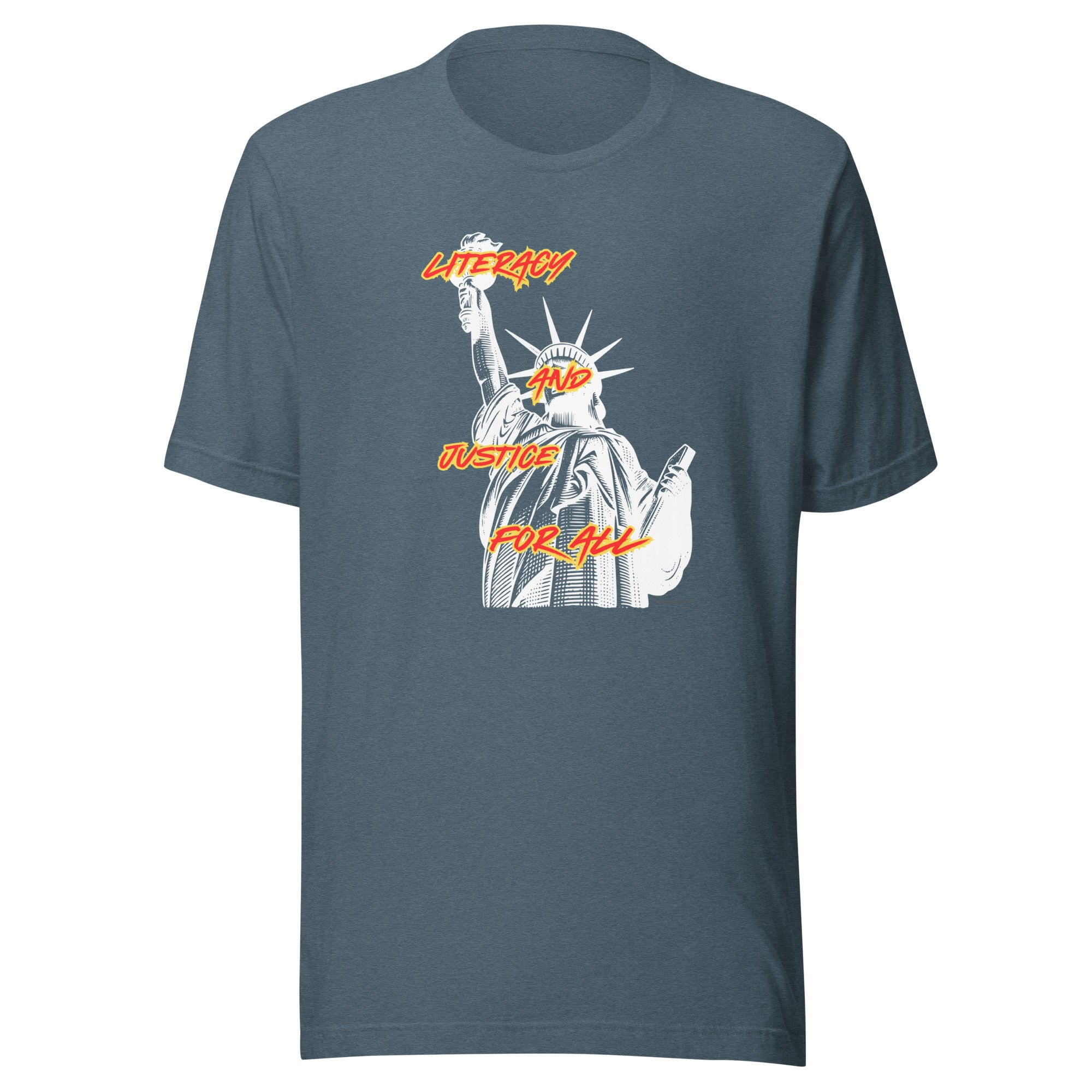Unisex Literacy and Justice for All Tee, photo 4 of 8