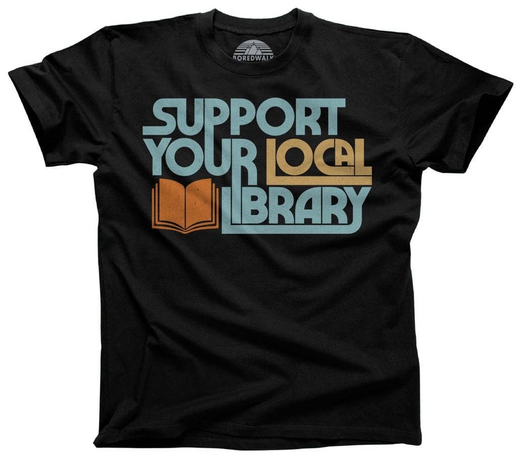 Men's Support Your Local Library T-Shirt, photo 6 of 6