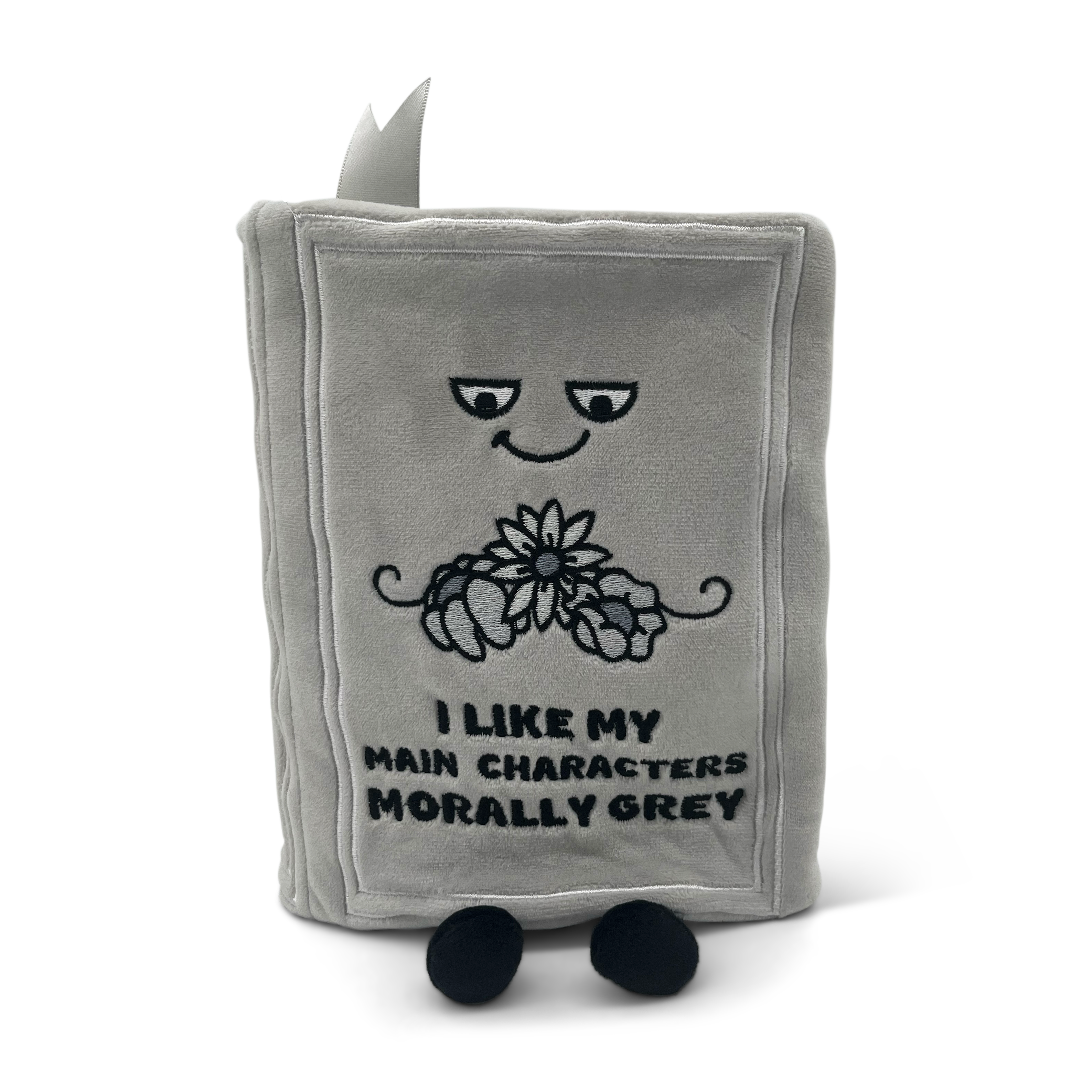 "I Like My Main Characters Morally Grey" Book Plush, photo 1 of 6