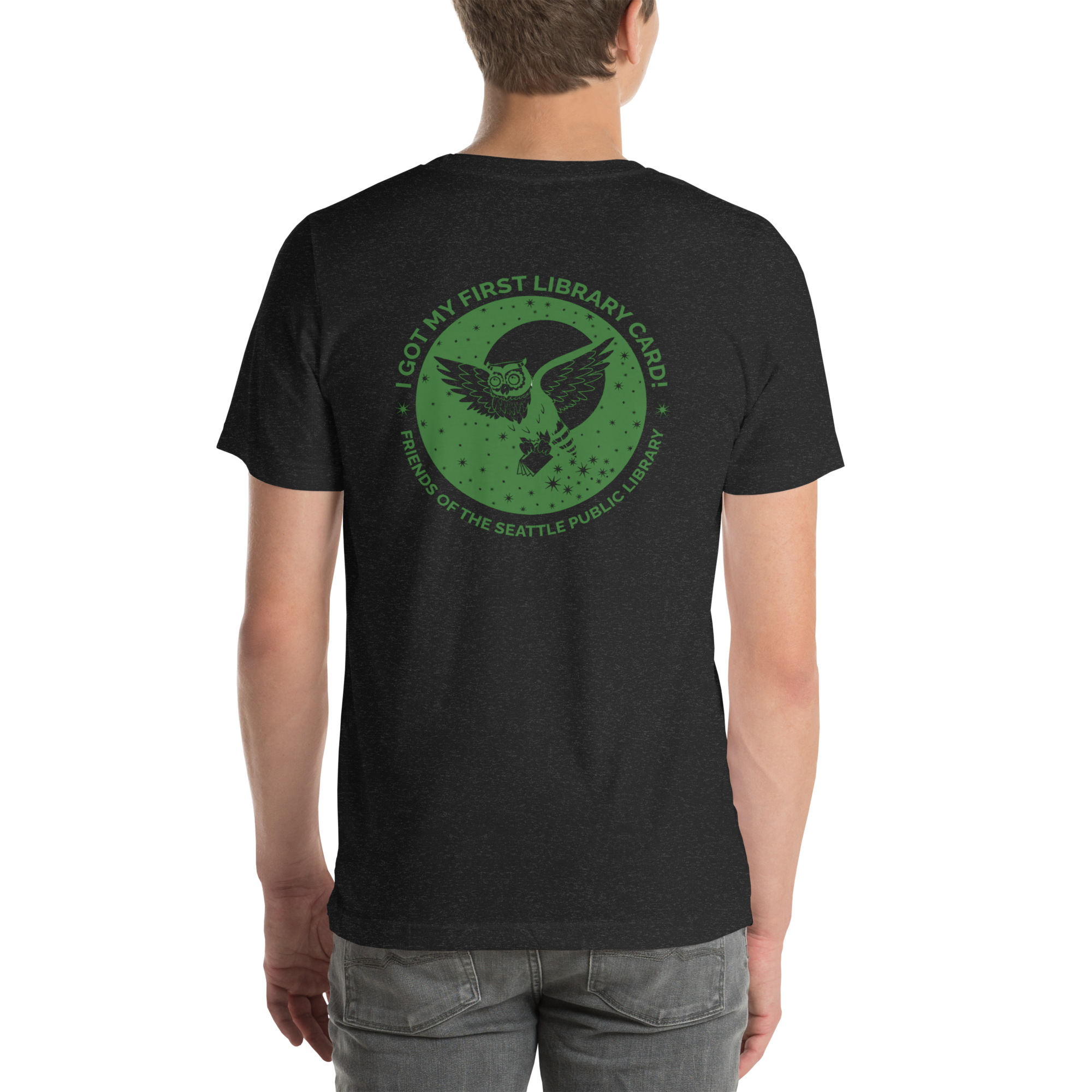 FOSPL Library Card Unisex T-Shirt, photo 4 of 8